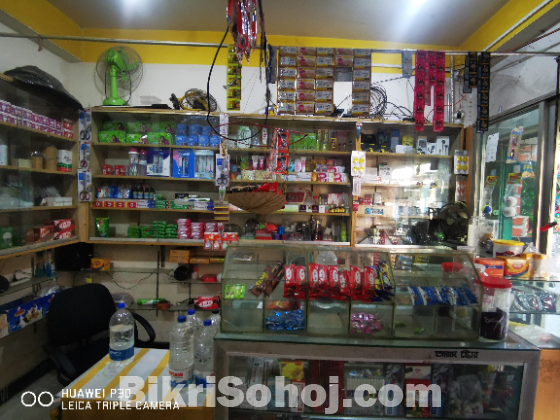 দোকানের ডেকোরেশন এবং মালামাল বিক্রয়